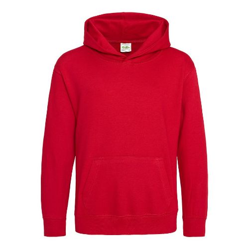 Awdis Just Hoods Kids Hoodie Fire Red